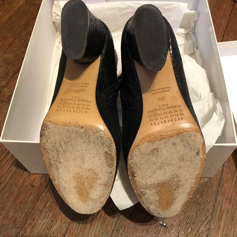 Maison Margiela Python Booties - image 3